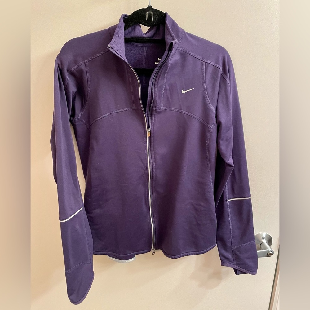 Purple Nike running jacket size M